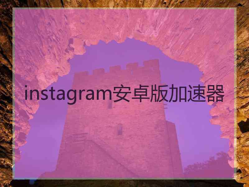 instagram安卓版加速器