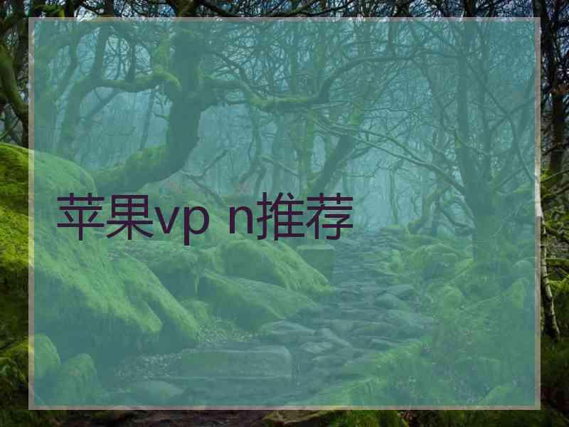 苹果vp n推荐